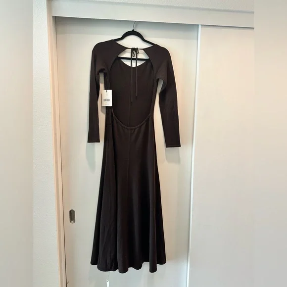 Reformation Livia Regenerative Merino Sweater Long Sleeve Dress Size S - Picture 6 of 6